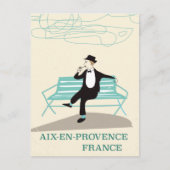 Aix-en-Provence Frankreich Reiseplakat Postkarte (Vorderseite)