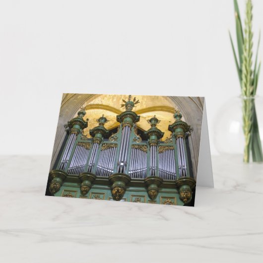 Aix-en-Provence organ greeting card Karte (Vorderseite)