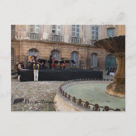 Aix en Provence-South of France Postkarte (Vorderseite)