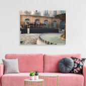 Aix en Provence Wrapped Canvas Leinwanddruck (Insitu (Wohnzimmer))