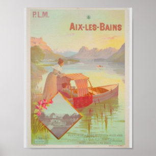 Aix Les Bains Frankreich Poster