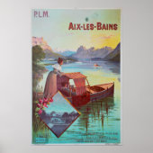 Aix-les-Bains, Frankreich, Reiseplakat Poster (Vorne)