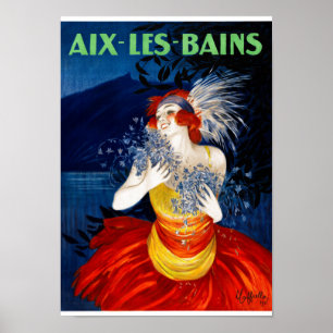 Aix Les Bains Frankreich Vintage Poster 1921