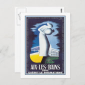 Aix Les Bains Savoie Postkarte (Vorne/Hinten)