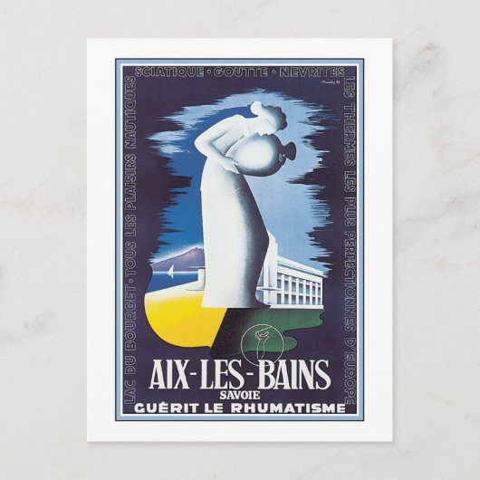 Aix Les Bains Savoie Postkarte (Vorderseite)