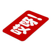 Aiya! 哎 呀! MACH! Chinesische Sprache Hanzi Magnet (Linke Seite)