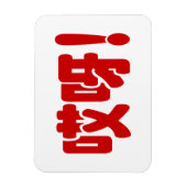 Aiya! 哎 呀! MACH! Chinesische Sprache Hanzi Magnet (Vertikal)