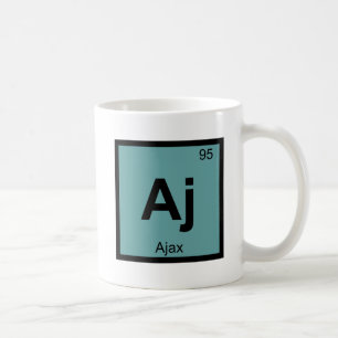 Aj - Ajax Griechische Chemie Periodensystem Symbol Kaffeetasse