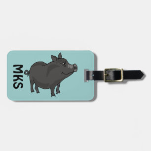 AJ Topf aufgeblähter Schwein-Gepäckanhänger Gepäckanhänger