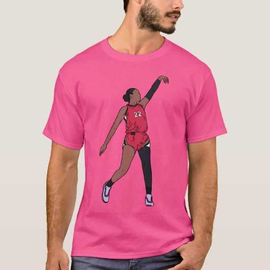 A'Ja Wilson hält die Veröffentlichung T-Shirt (Vorderseite)