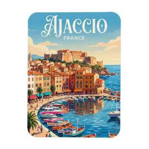 Ajaccio Frankreich Magnet
