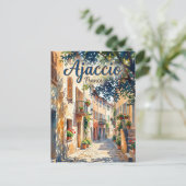 Ajaccio Frankreich Postkarte (Stehend Vorderseite)