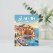 Ajaccio Frankreich Postkarte (Stehend Vorderseite)