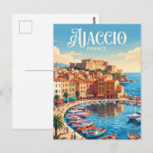 Ajaccio Frankreich Postkarte (Vorne/Hinten)