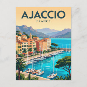 Ajaccio Ufer Frankreich Postkarte