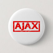 Ajax Briefmarke Button (Vorderseite)