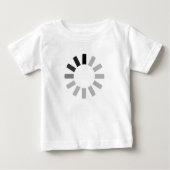 Ajax Laden-Indikator Baby T-shirt (Vorderseite)