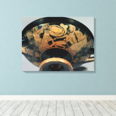 Ajax, von Athena eindringlich Leinwanddruck (Insitu (Holzboden))