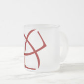 AJC mattierte Tasse (VorderseiteRechts)