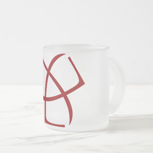 AJC mattierte Tasse (VorderseiteRechts)
