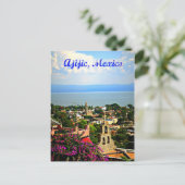 Ajijic Village Mexico Postcard Postkarte (Stehend Vorderseite)