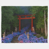Ajisai no Kaidan Fleecedecke (Vorderseite (Horizontal))