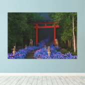 Ajisai no Kaidan Leinwanddruck (Insitu (Holzboden))