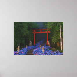 Ajisai no Kaidan Leinwanddruck