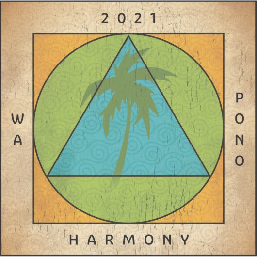 AJJF Convention 2021 3x3 Aufkleber (Vorderseite)