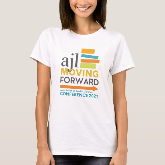 AJL 2021 Conference Womens Shirt. T-Shirt (Vorderseite)
