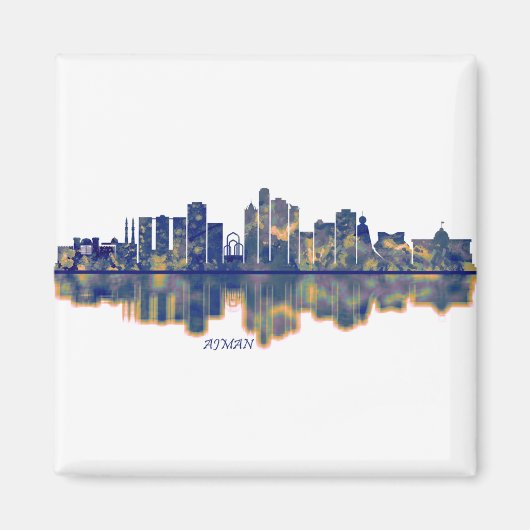 Ajman Skyline Magnet (Vorne)