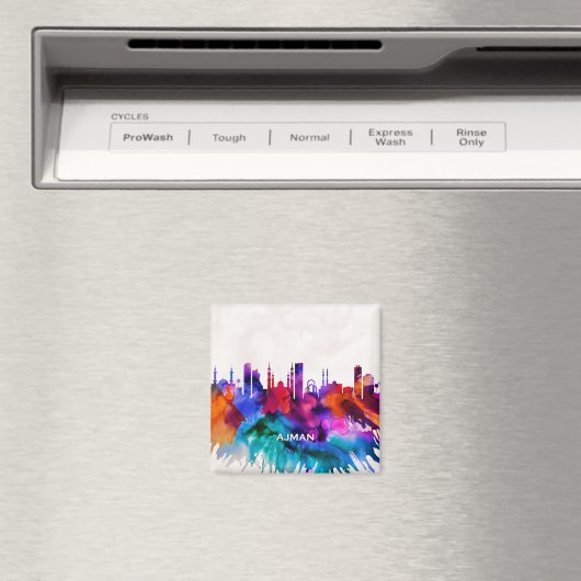 Ajman Skyline Magnet (In Situ (Geschirrspüler))