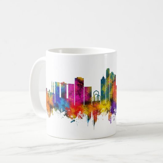 Ajman UAE Skyline Kaffeetasse (Vorderseite Links)