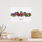 Ajman UAE Skyline Poster (Küche)