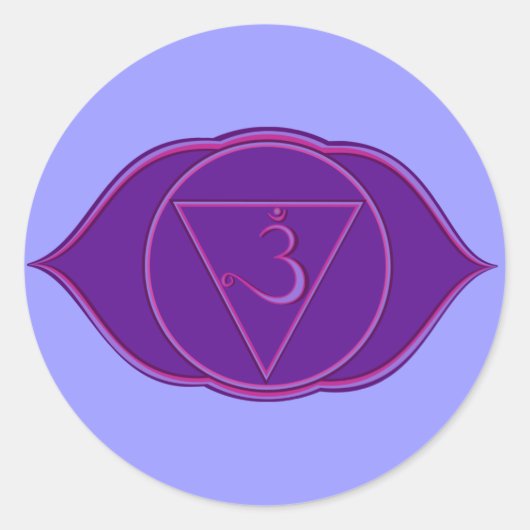 Ajna Chakra Aufkleber (Vorderseite)