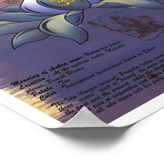 Ajna Chakra Poster (Ecke)