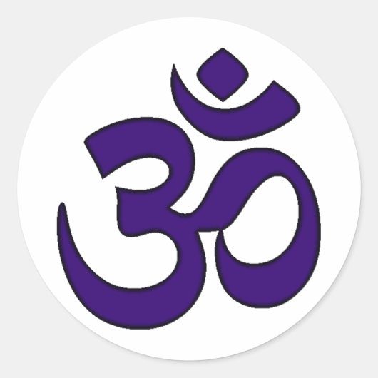 Ajna Chakra Runder Aufkleber (Vorderseite)