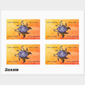 Ajna Chakra "Third Eye" Yoga Insight Lotus Sticker (Blatt)