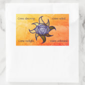 Ajna Chakra "Third Eye" Yoga Insight Lotus Sticker (Tasche)