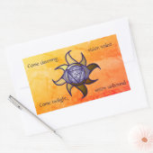 Ajna Chakra "Third Eye" Yoga Insight Lotus Sticker (Umschlag)