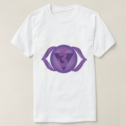 Ajna oder Chakra am dritten Auge Männer-T - Shirt (Design vorne)