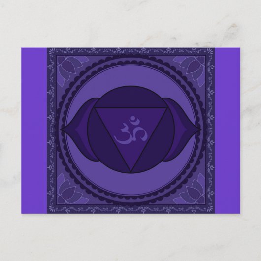 Ajna oder Postkarte des dritten Auges (Vorderseite)