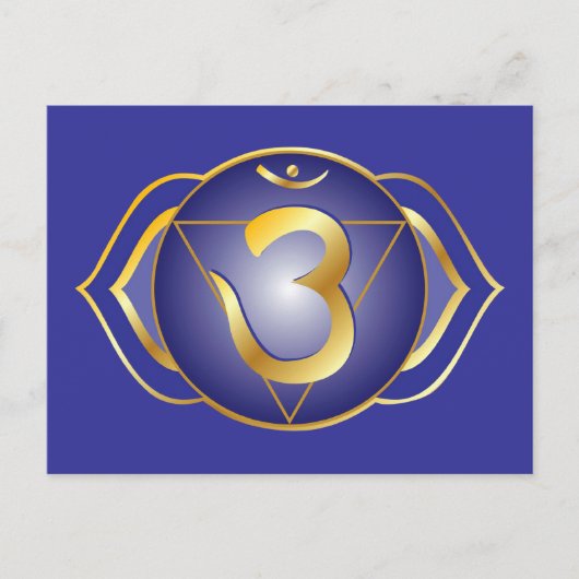 Ajna oder Postkarte des dritten Auges (Vorderseite)