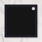 Ajna Third Eye Chakra Kerzenlabel Geschenkanhänger (Rückseite)