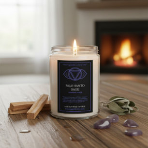 Ajna Third Eye Chakra Kerzenlabel Lebensmitteletikett