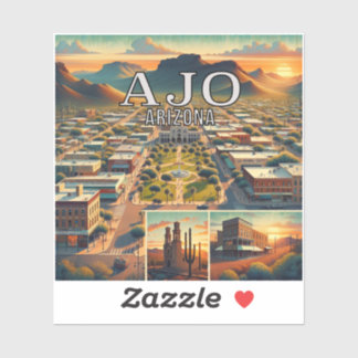 Ajo Arizona 3 Inch Vinyl Sticker