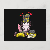 Ajolote Kawaii Postkarte (Vorderseite)