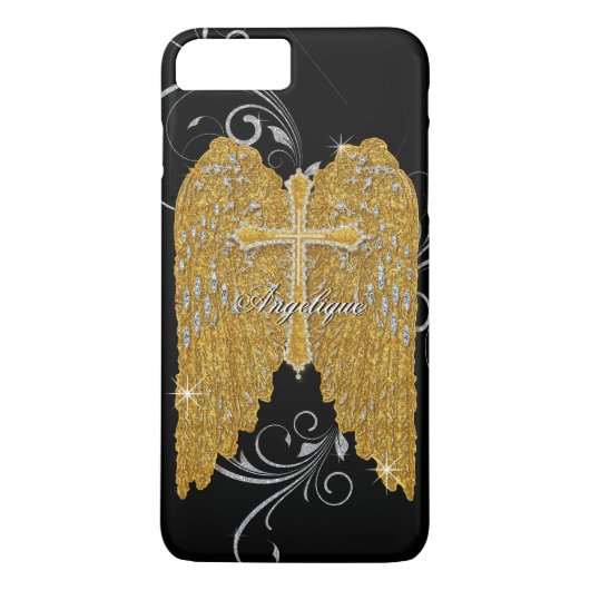 AJR-GS-3-angels-wings-BLK.jpg Case-Mate iPhone Hülle (Rückseite)