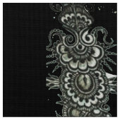 Ajrak ähnlicher Stil Stoff (Nahaufnahme)