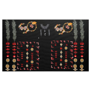 Ajrak ähnlicher Stil Stoff
